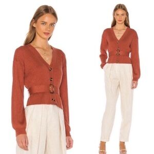 Song of Style Romi Cardigan Terracotta